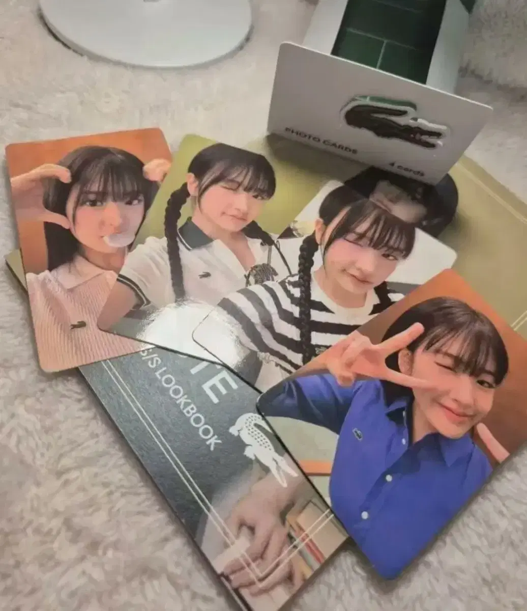 IVE ユジン Lacoste 韓国限定 トレカ Lacoste Ive yujin photocard set on Bunjang Global Site.